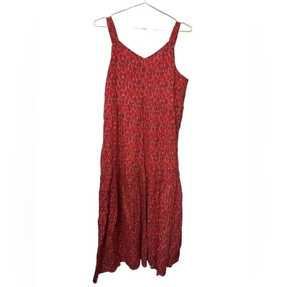 NWT Cotton Joie Maxi tiered dress Tea Rose MSRP $248 Medium REVOLVE - Picture 9 of 12